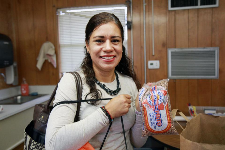 Food Bank Helps Family During Slow Work Periods