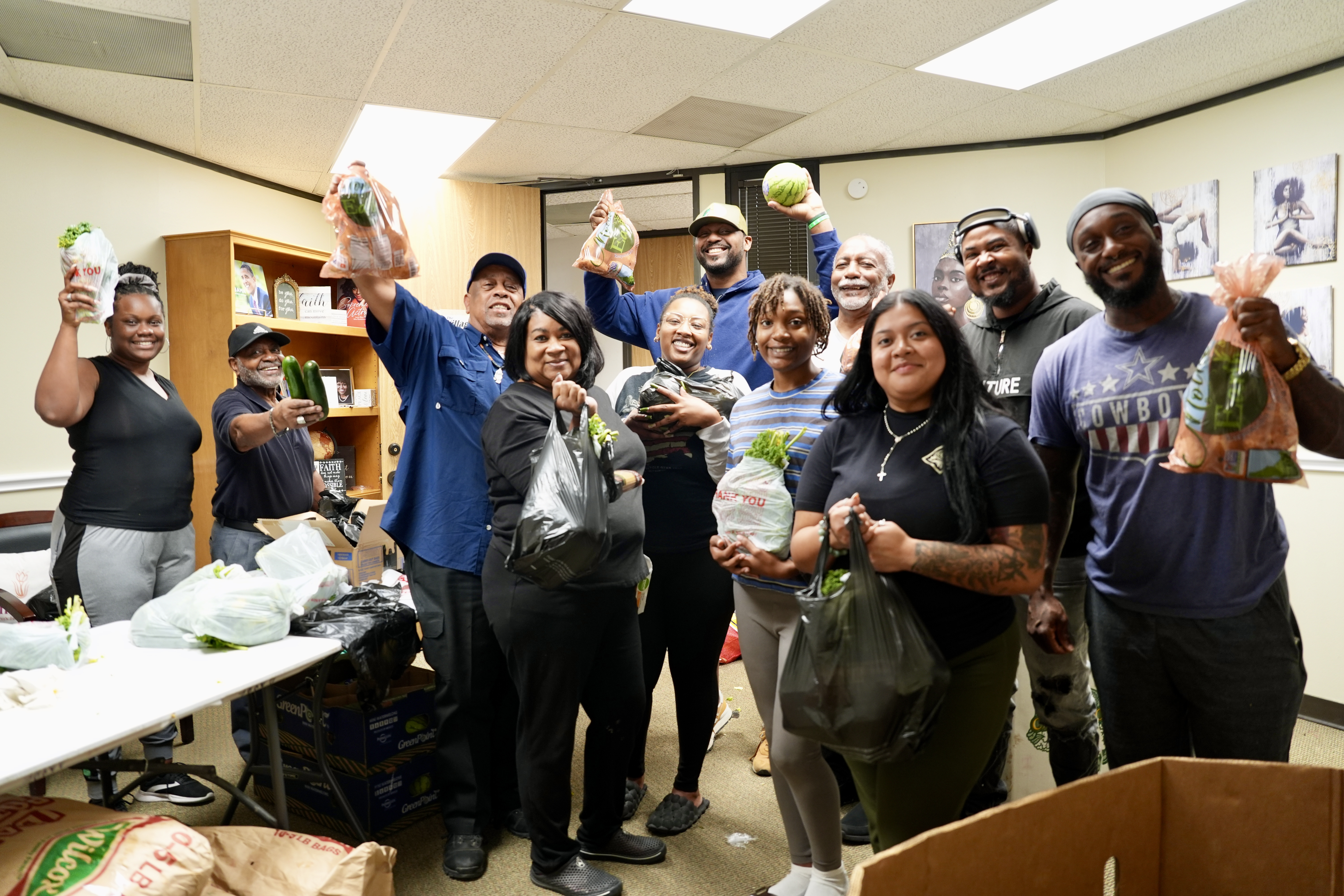The African American Youth Harvest Foundation and Central Texas Food Bank Uplift Our Community  