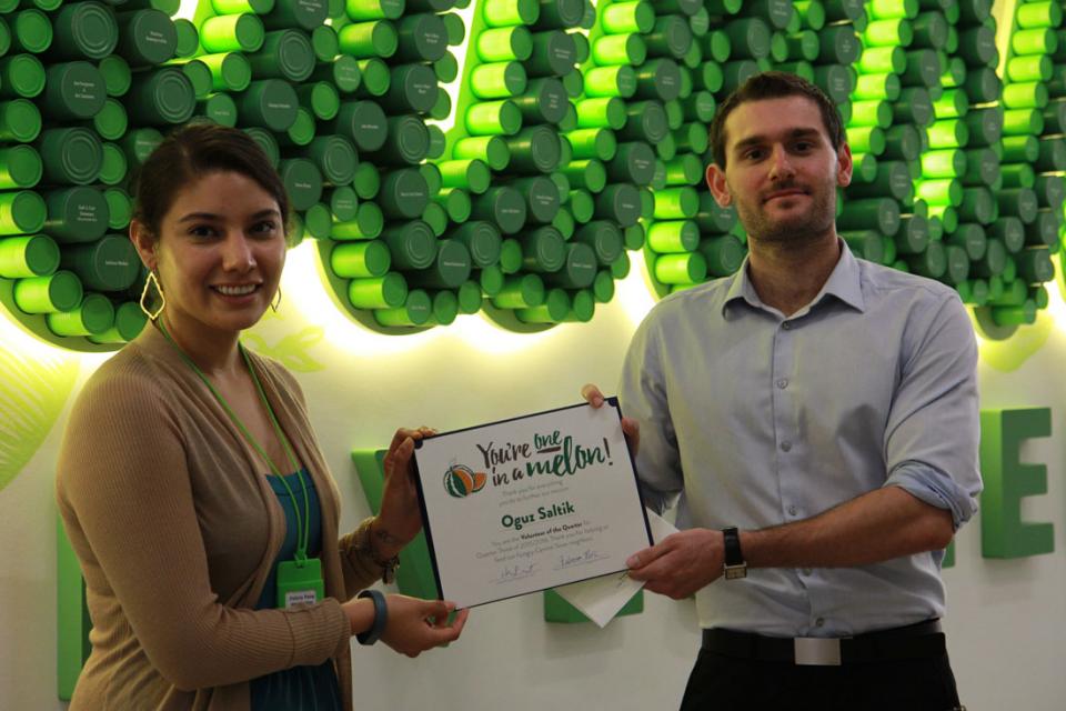 Congratulations to our Volunteer of the Quarter!