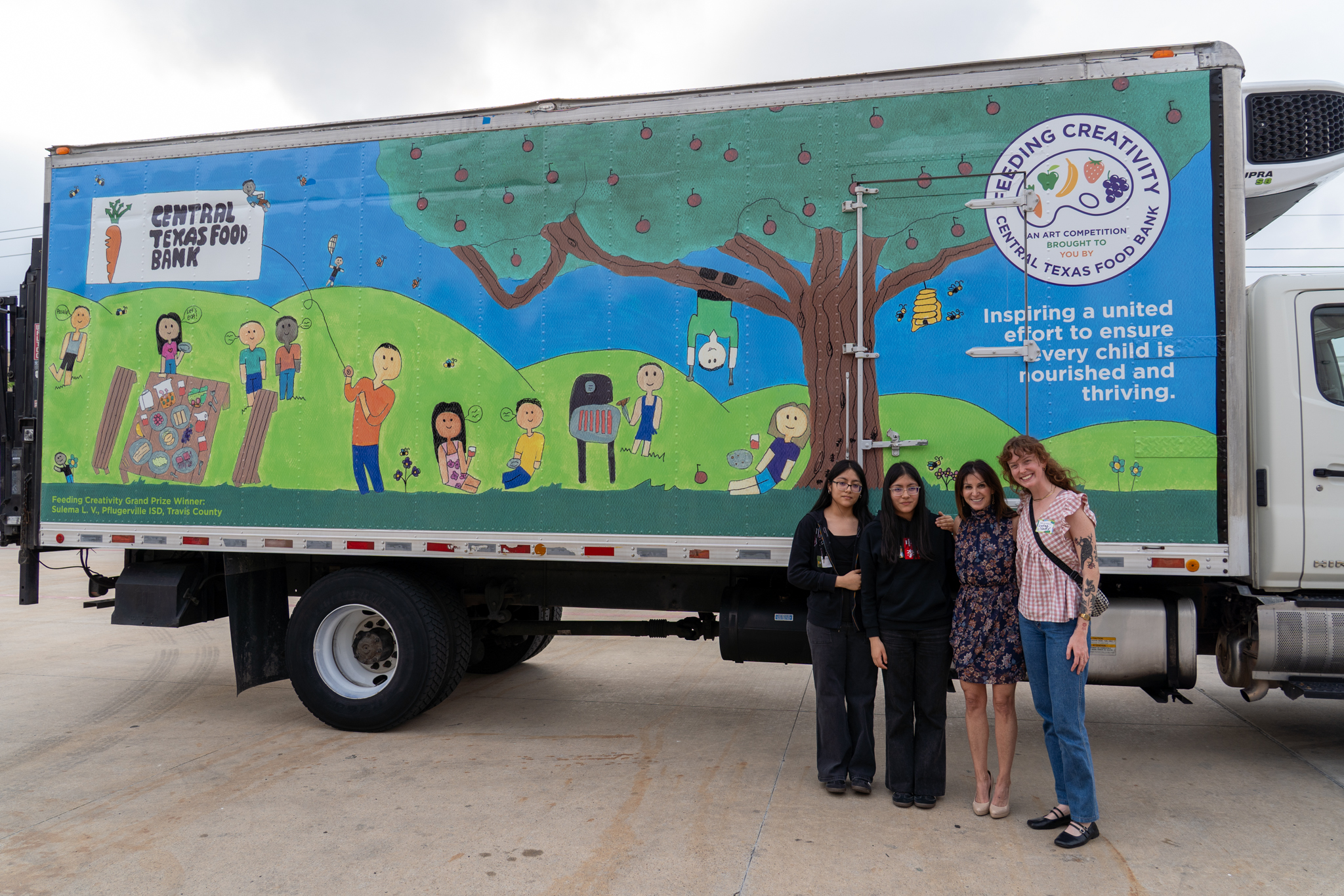 Food Unites Us: How a Central Texas Student’s Art Became a Moving Message Against Hunger