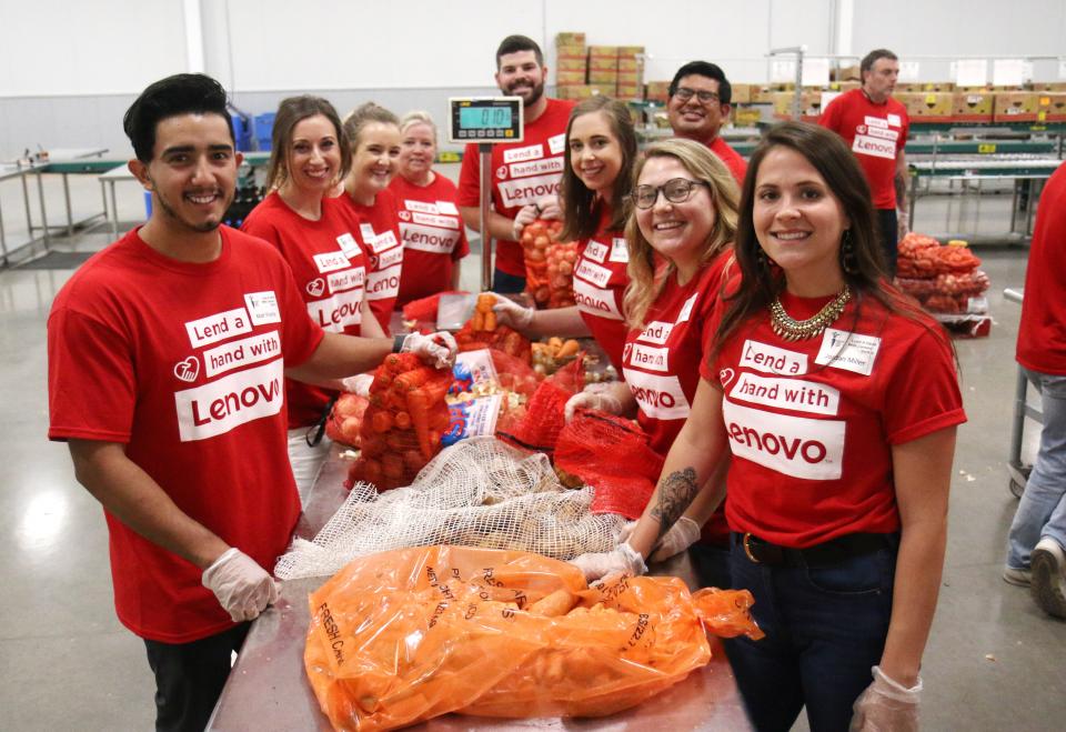 SHI Sponsors Special Volunteer Day at  the Food Bank