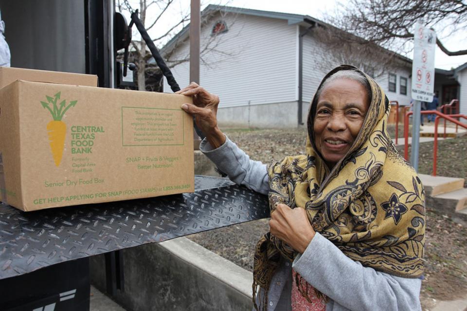 Grandma Gets Help from the Food Bank