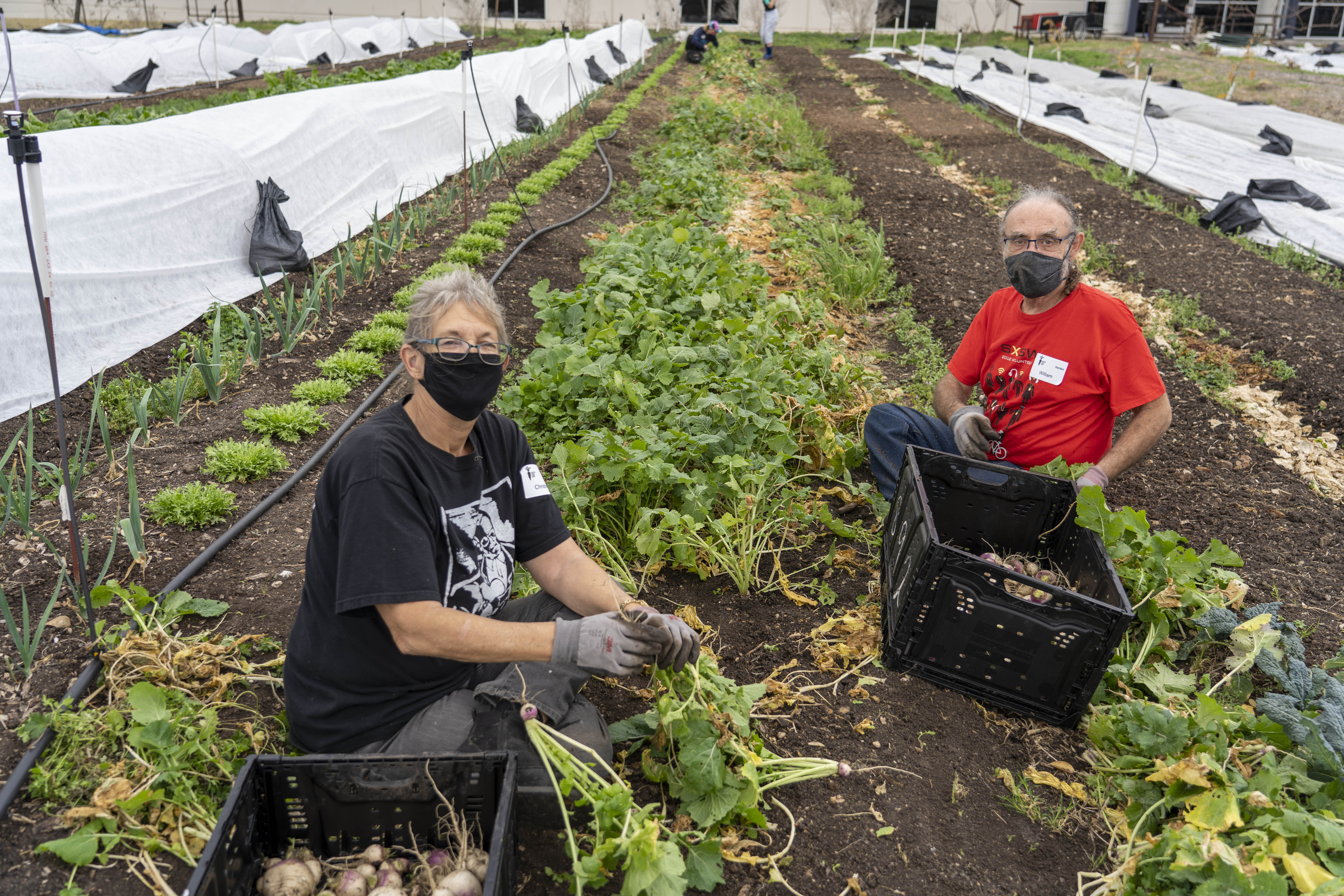 Volunteers Make a Difference in our Garden and Kitchen