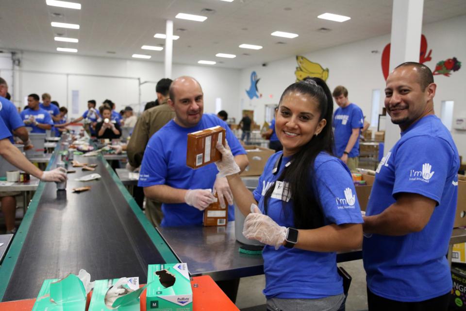 Intel Involved Matching Grant Program Awards Food Bank $10,000