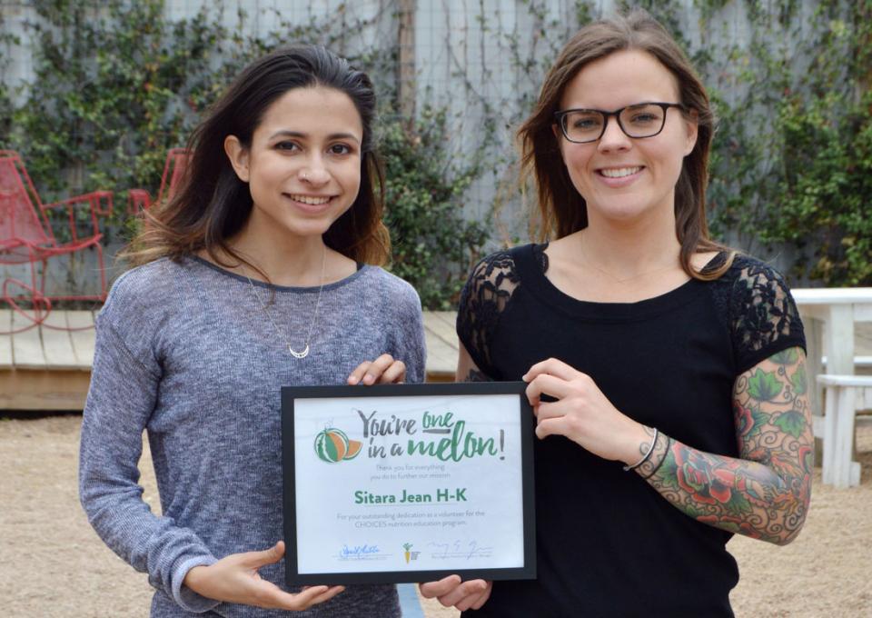 Nutrition Education Volunteer Spotlight: Meet Sitara