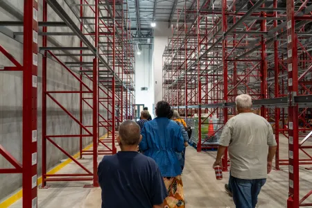 CTFB Partners touring Waco Facility