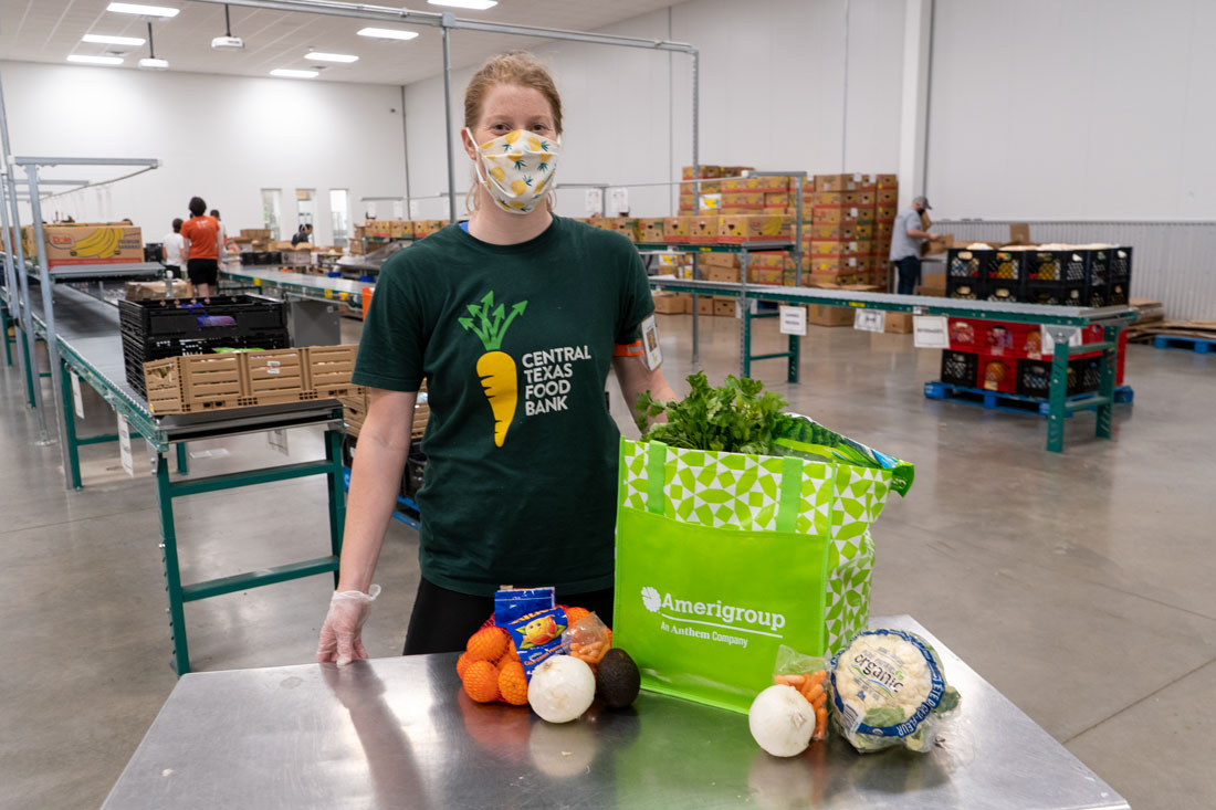Community Supports Food Bank in Different Ways